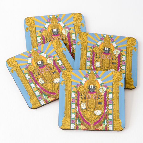 Item preview, Tirupati Balaji Divine Artwork – Lord Venkateswara Spiritual Illustration designed and sold by Harshit_Digital_Arts.