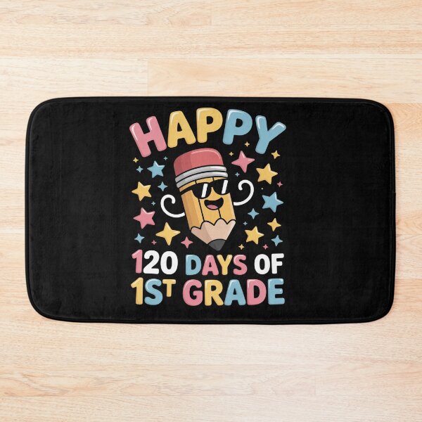 Item preview, First 1st Grade 120 Days of School Teacher Kids Classroom designed and sold by BlassmausArt.