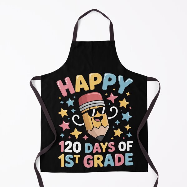 Item preview, First 1st Grade 120 Days of School Teacher Kids Classroom designed and sold by BlassmausArt.