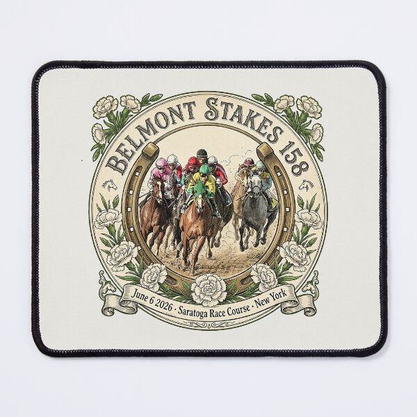 Item preview, Vintage Style 2026 Belmont Stakes Horse Racing Design on apparel and more designed and sold by Ginny Luttrell.