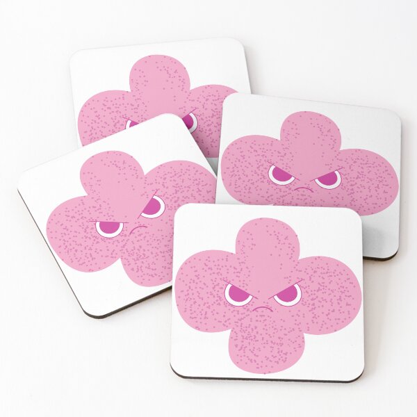 Item preview, Cute Angry Pink Blob Character | Kawaii Mad Cartoon Face | Funny Mood Aesthetic designed and sold by Umar Danish Arts.