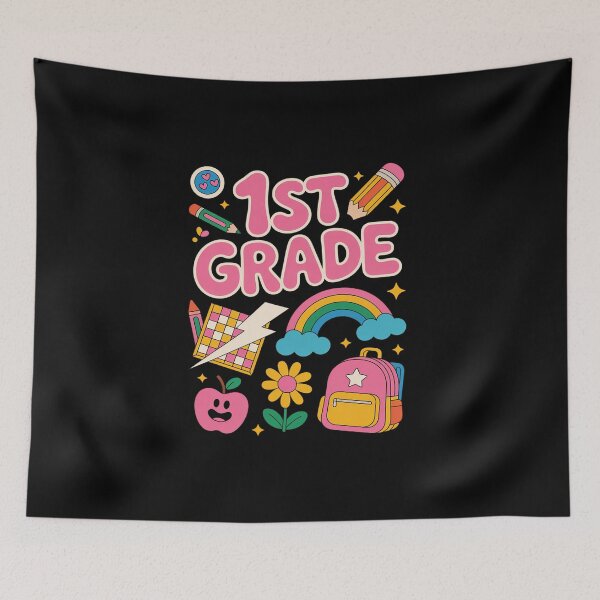 Item preview, First Day of 1st Grade Back to School designed and sold by BlassmausArt.