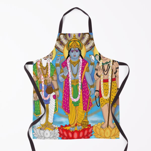 Item preview, Lord Tridev Divine Artwork – Brahma Vishnu Shiva Trinity Illustration designed and sold by Harshit_Digital_Arts.