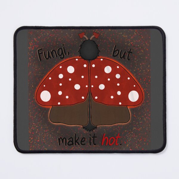Item preview, Mushroom Moth: Fungi but make it hot! designed and sold by KozysCreations.