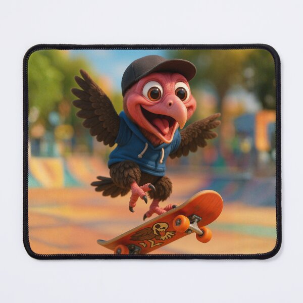 Item preview, Skater Turkey Vulture designed and sold by Sillytoe.