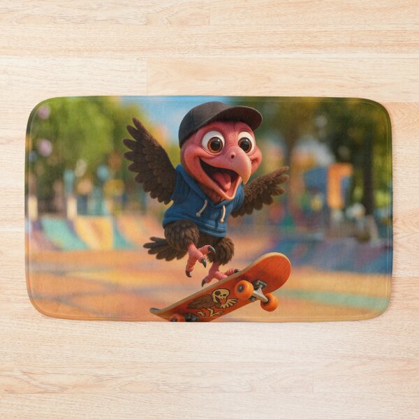 Item preview, Skater Turkey Vulture designed and sold by Sillytoe.