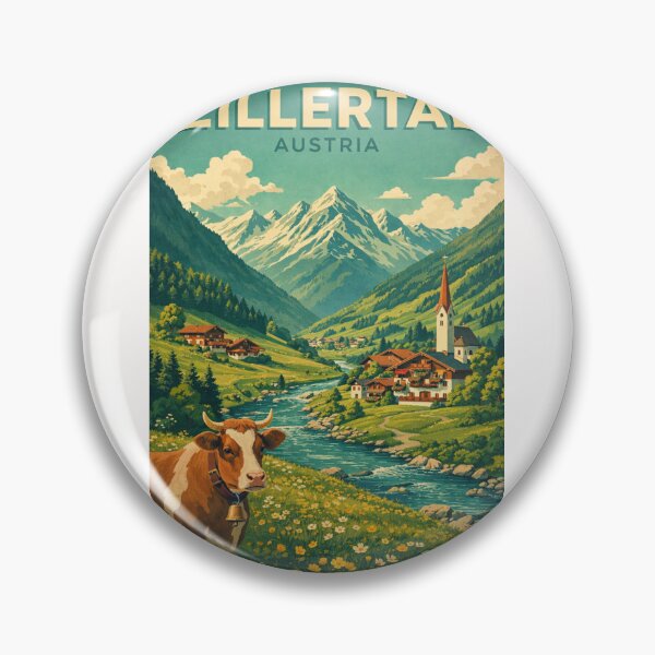Item preview, Zillertal Austrian Alps Tyrol Mayrhofen Hintertux Glacier designed and sold by Places On Earth.