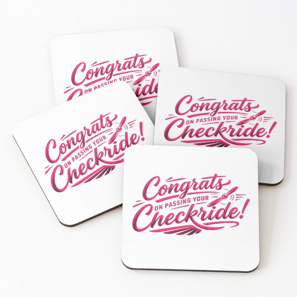 Item preview, Congrats on passing your checkride! (pink) designed and sold by LAPilotGirl.