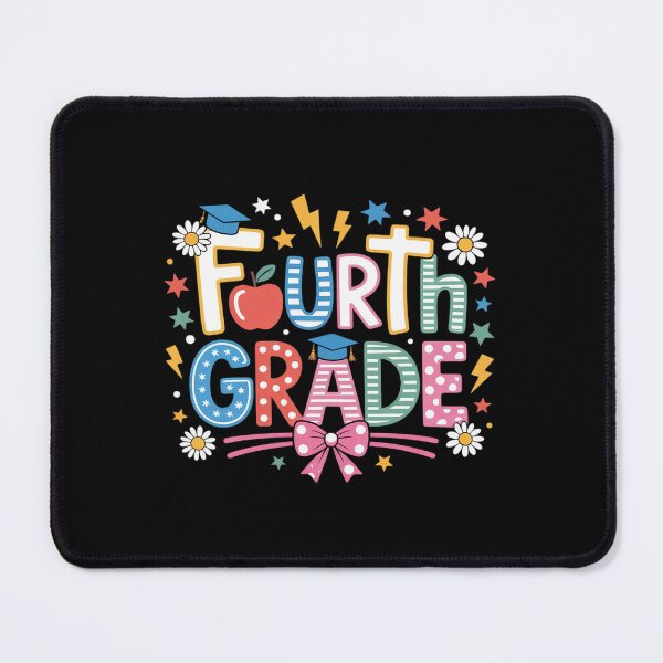 Item preview, Fourth Grade Teacher Student Back To School Happy First Day designed and sold by BlassmausArt.