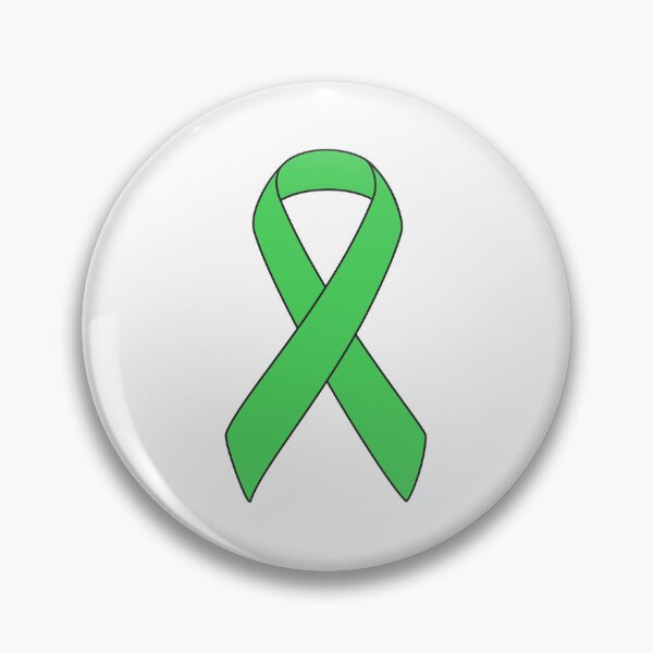 Item preview, Green Mental Health Awareness Ribbon Vector designed and sold by THP Creative.