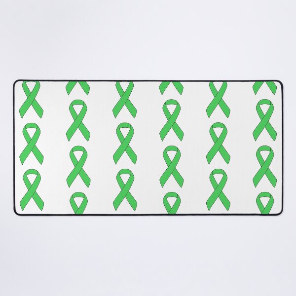 Item preview, Green Mental Health Awareness Ribbon Vector designed and sold by THP Creative.