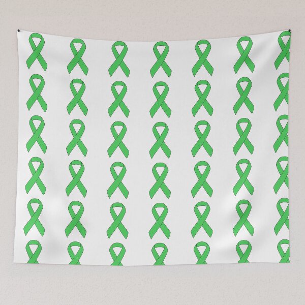 Item preview, Green Mental Health Awareness Ribbon Vector designed and sold by THP Creative.