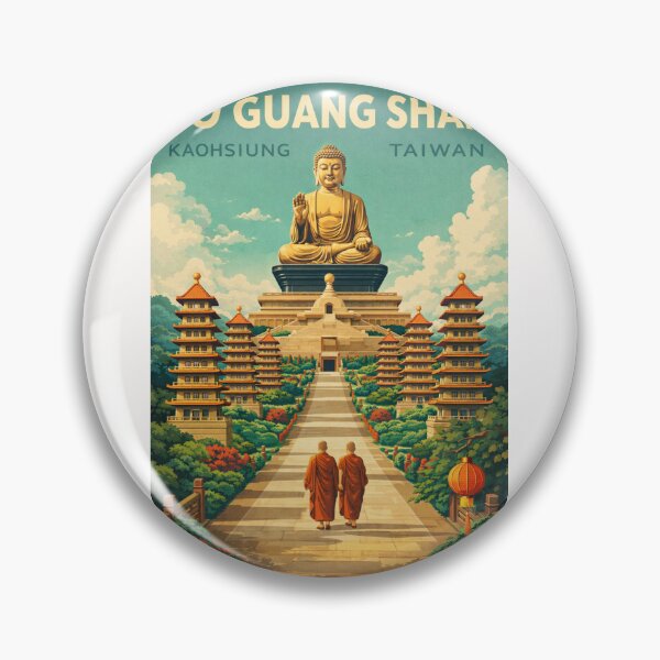 Item preview, Fo Guang Shan Kaohsiung Taiwan Buddha Museum Dashu designed and sold by Places On Earth.