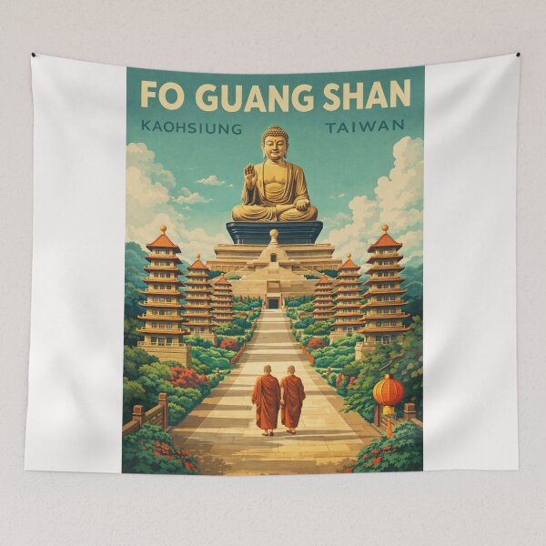Item preview, Fo Guang Shan Kaohsiung Taiwan Buddha Museum Dashu designed and sold by Places On Earth.