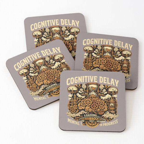 Item preview, Steampunk Cognitive Delay Mechanical Brain Gear Art designed and sold by axiksa10.
