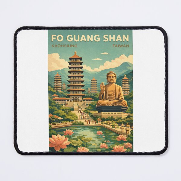 Item preview, Fo Guang Shan Buddhist Temple in Kaohsiung Taiwan  designed and sold by Places On Earth.