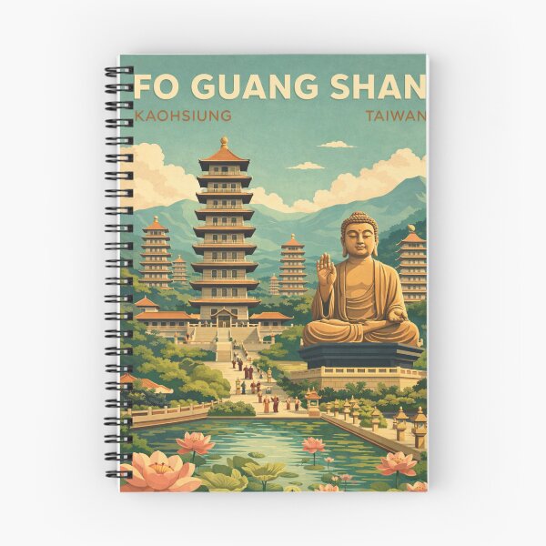Item preview, Fo Guang Shan Buddhist Temple in Kaohsiung Taiwan  designed and sold by Places On Earth.