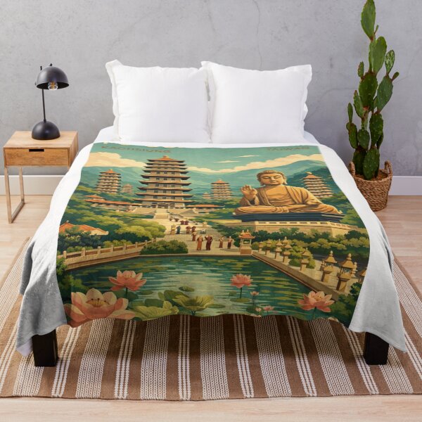 Item preview, Fo Guang Shan Buddhist Temple in Kaohsiung Taiwan  designed and sold by Places On Earth.