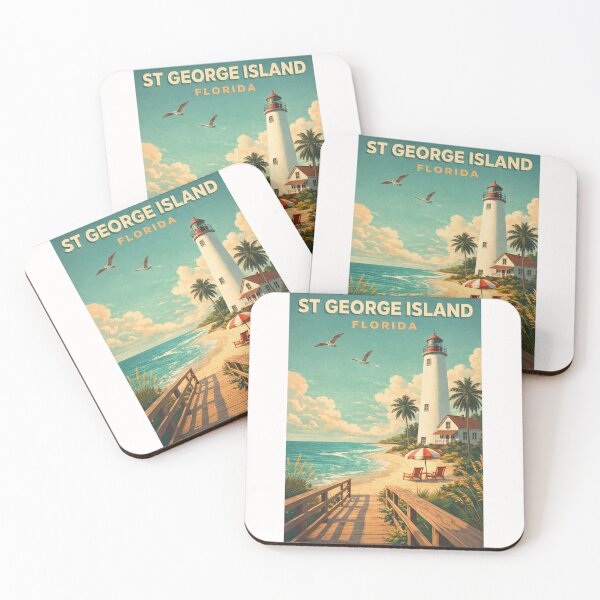 Item preview, St George Island Florida Gulf of Mexico St George Lighthouse Franklin County designed and sold by Places On Earth.