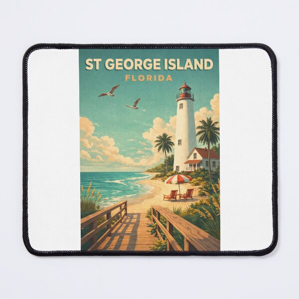 Item preview, St George Island Florida Gulf of Mexico St George Lighthouse Franklin County designed and sold by Places On Earth.