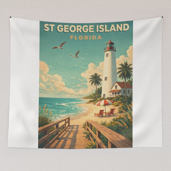 Item preview, St George Island Florida Gulf of Mexico St George Lighthouse Franklin County designed and sold by Places On Earth.