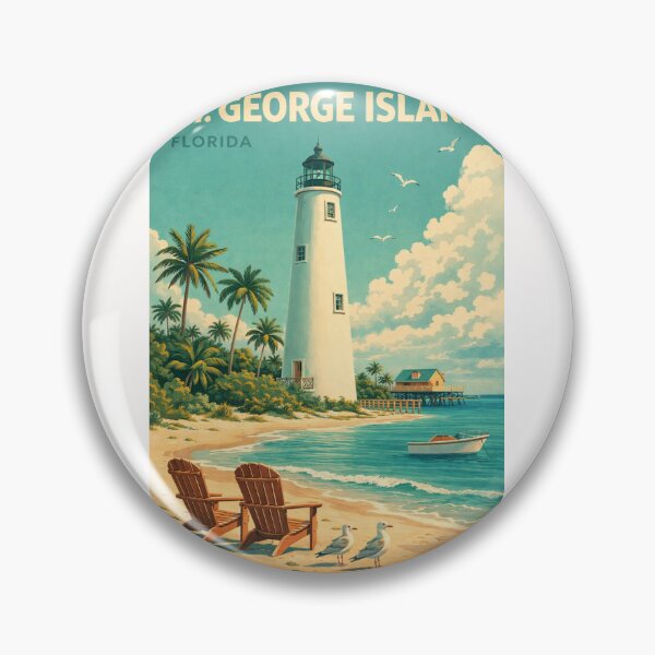 Item preview, St George Island Florida Apalachicola Bay Gulf of Mexico Franklin County designed and sold by Places On Earth.