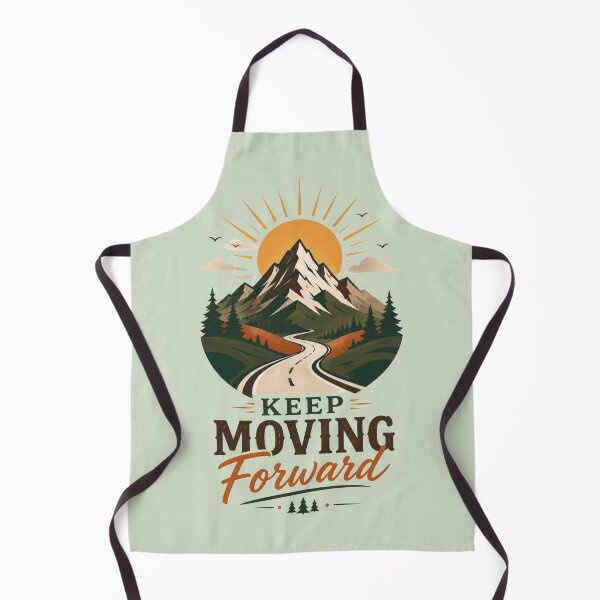 Item preview, Keep Moving Forward Mountain Retro Design | Motivational Minimal Art | Trending Adventure Aesthetic designed and sold by Inner Flame Studio.