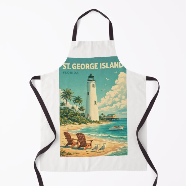Item preview, St George Island Florida Apalachicola Bay Gulf of Mexico Franklin County designed and sold by Places On Earth.
