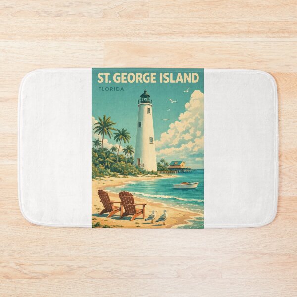 Item preview, St George Island Florida Apalachicola Bay Gulf of Mexico Franklin County designed and sold by Places On Earth.