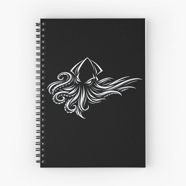 Item preview, Silver Kraken - Ocean beast line art designed and sold by TGMDesignsAUS.