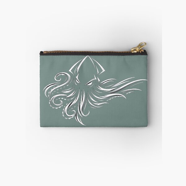 Item preview, Silver Kraken - Ocean beast line art designed and sold by TGMDesignsAUS.