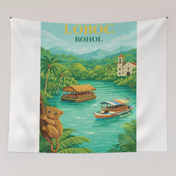 Item preview, Loboc River Bohol Philippines Tarsier Chocolate Hills Loboc designed and sold by Places On Earth.