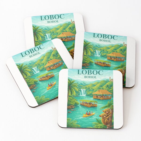 Item preview, Loboc River Bohol Philippines Chocolate Hills Tarsier Sanctuary designed and sold by Places On Earth.