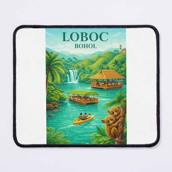 Item preview, Loboc River Bohol Philippines Chocolate Hills Tarsier Sanctuary designed and sold by Places On Earth.