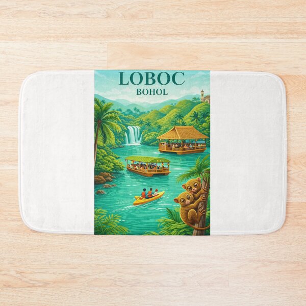 Item preview, Loboc River Bohol Philippines Chocolate Hills Tarsier Sanctuary designed and sold by Places On Earth.