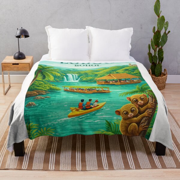 Item preview, Loboc River Bohol Philippines Chocolate Hills Tarsier Sanctuary designed and sold by Places On Earth.