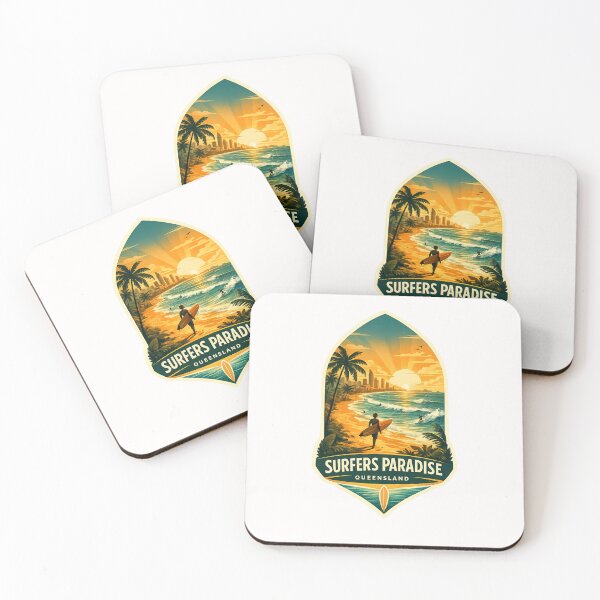 Item preview, Surfers Paradise Queensland Gold Coast Pacific Ocean Australia designed and sold by Places On Earth.