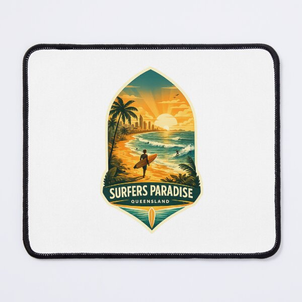 Item preview, Surfers Paradise Queensland Gold Coast Pacific Ocean Australia designed and sold by Places On Earth.