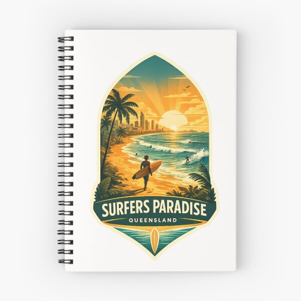 Item preview, Surfers Paradise Queensland Gold Coast Pacific Ocean Australia designed and sold by Places On Earth.