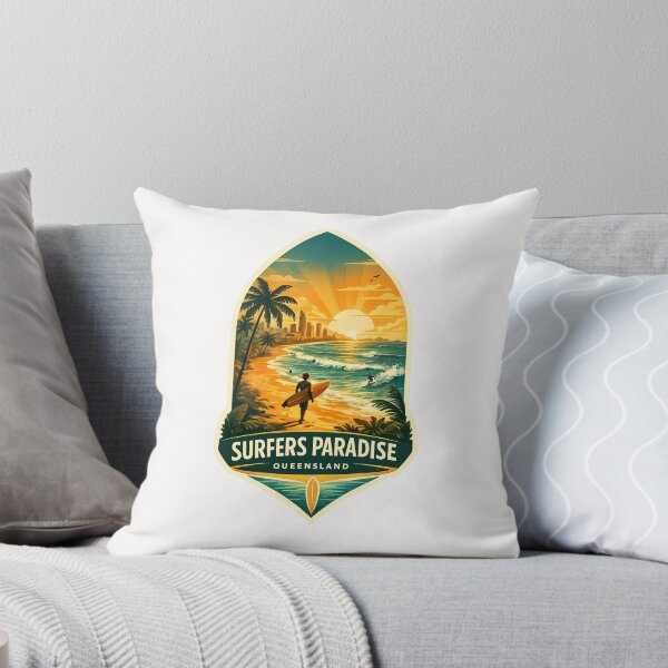 Item preview, Surfers Paradise Queensland Gold Coast Pacific Ocean Australia designed and sold by Places On Earth.