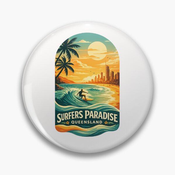 Item preview, Surfers Paradise Queensland Gold Coast Pacific Ocean Broadbeach designed and sold by Places On Earth.