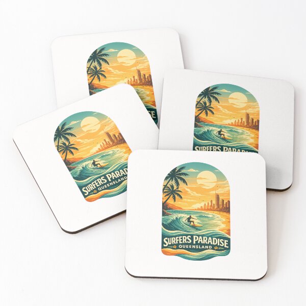 Item preview, Surfers Paradise Queensland Gold Coast Pacific Ocean Broadbeach designed and sold by Places On Earth.
