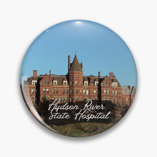 Item preview, Hudson River State Hospital Cursive Caption designed and sold by GhostlyWorld.