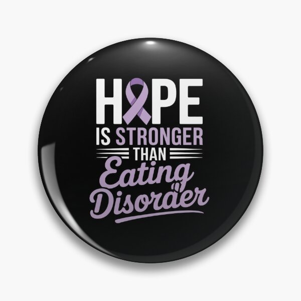 Item preview, Hope Is Stronger Than Eating Disorder Awareness designed and sold by BlassmausArt.