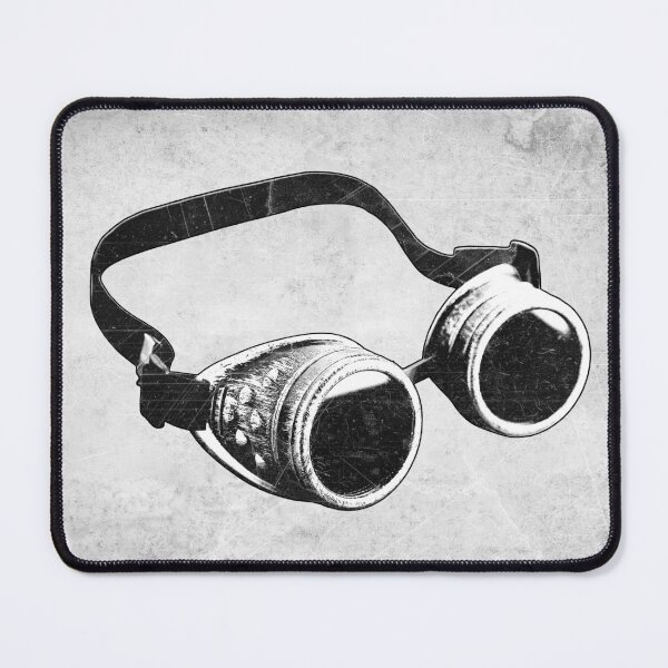 Item preview, Steampunk Brass Welding Goggles Workshop Worn designed and sold by Ghoul Enterprises.