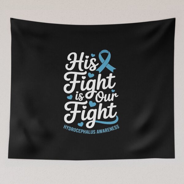 Item preview, His Fight Is Our Fight Son Grandson Hydrocephalus Awareness designed and sold by BlassmausArt.