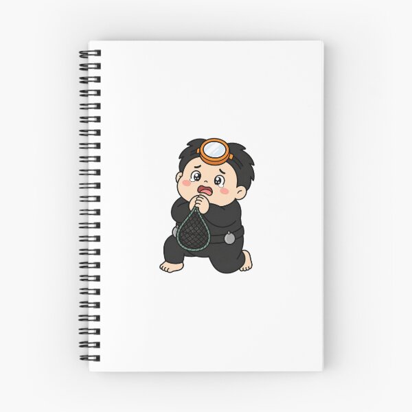 Item preview, KOREA HAENAM - Cute Chibi Character Begging Pleading Empty Net Sticker designed and sold by KOREA-HAENAM.