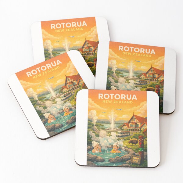 Item preview, Rotorua Bay of Plenty Whakarewarewa Te Puia North Island New Zealand designed and sold by Places On Earth.