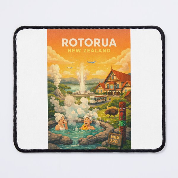 Item preview, Rotorua Bay of Plenty Whakarewarewa Te Puia North Island New Zealand designed and sold by Places On Earth.