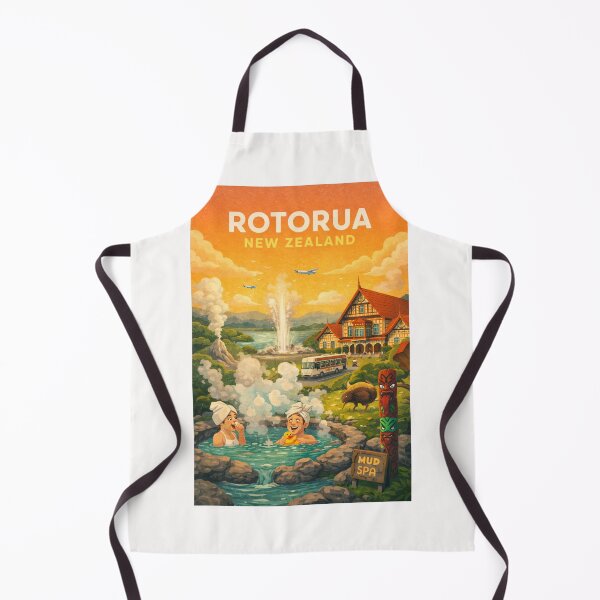 Item preview, Rotorua Bay of Plenty Whakarewarewa Te Puia North Island New Zealand designed and sold by Places On Earth.